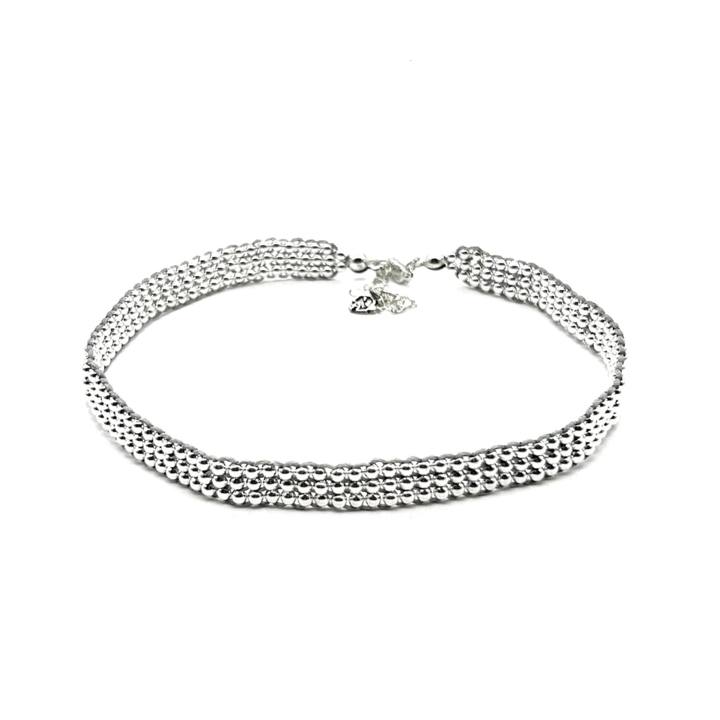 CHOKER DE PLATA PARA MUJER A LA MODA GLOWA TENDENCIA JOYERÍA ARY TENORIO