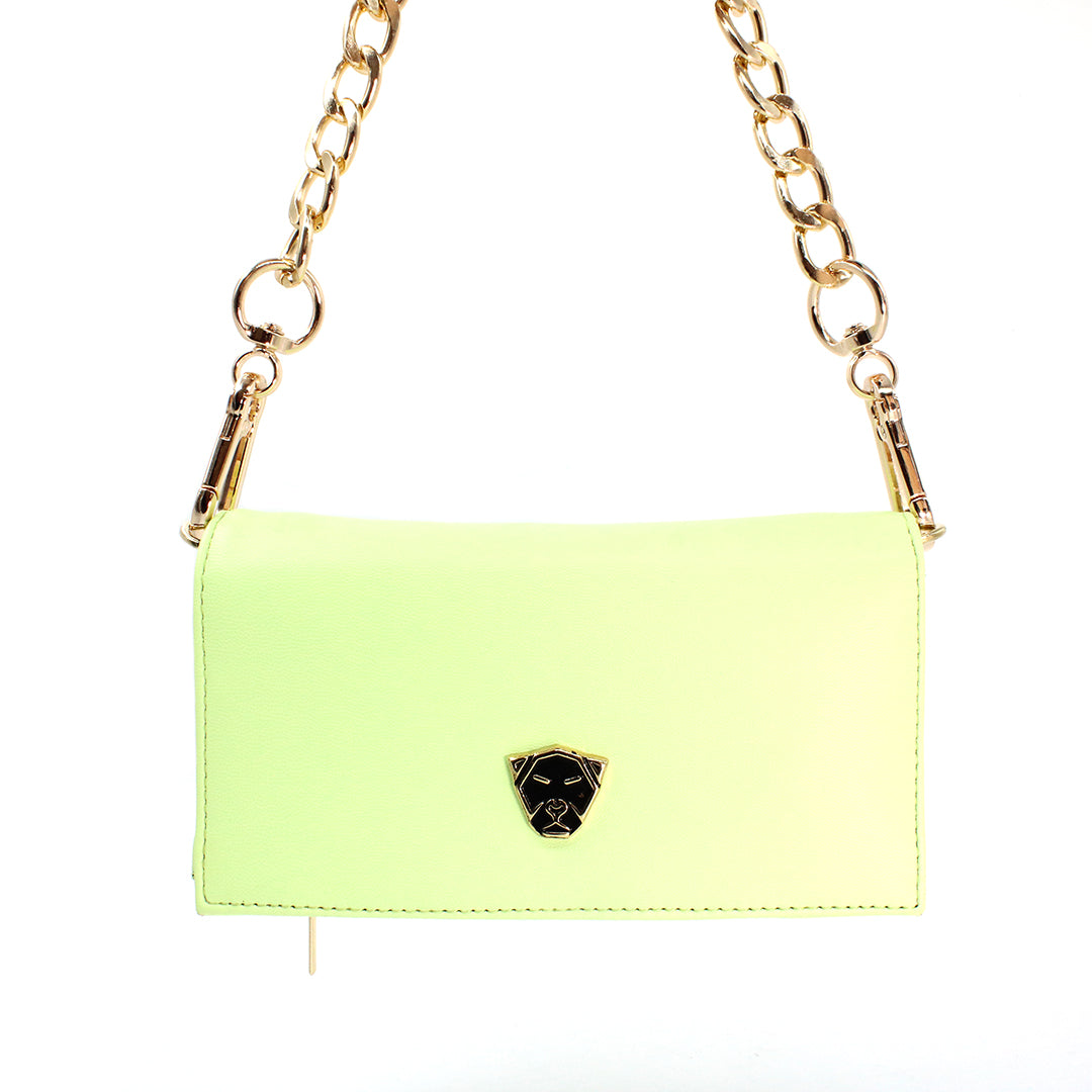 Bolsa mini bag verde de piel sintética - Glowa bandolera cruzada bag casual elegante de mano
