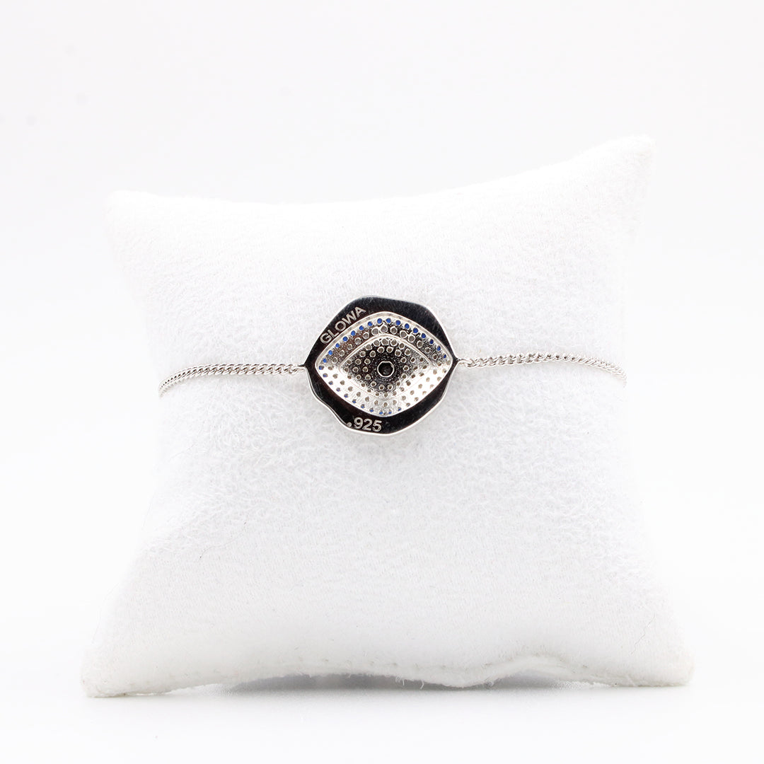 pulsera joyería de ojo turco de plata protección