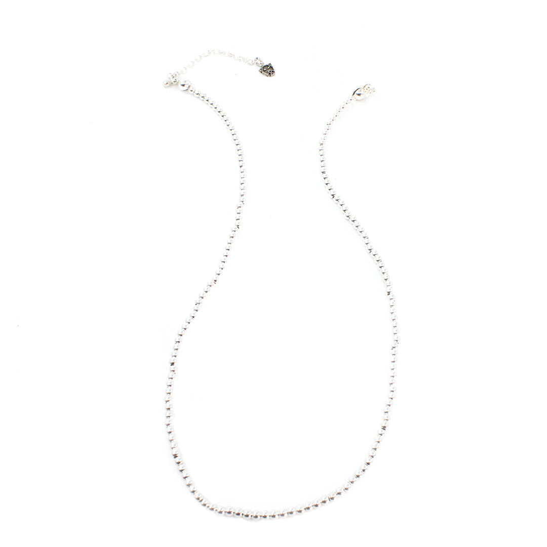 Collar línea de plata casual elegante ajustable- Glowa